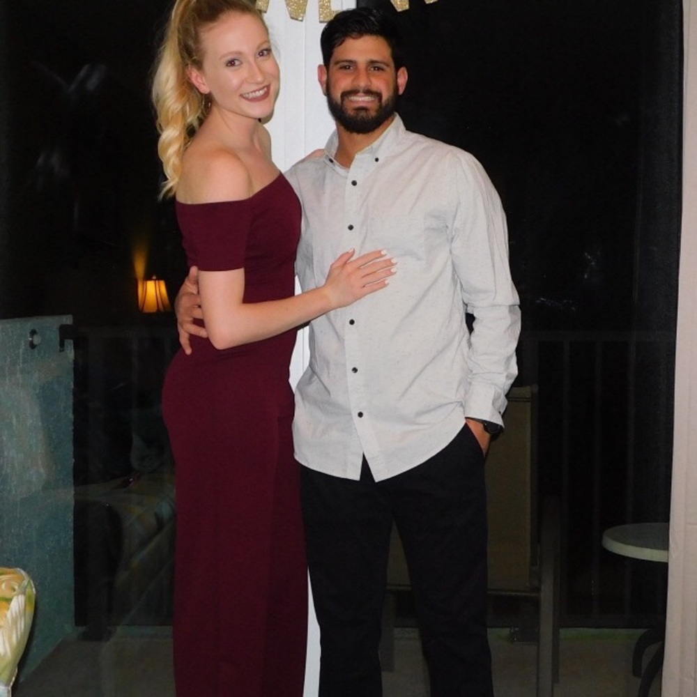 Burgundy Jumpsuit (Lulus)